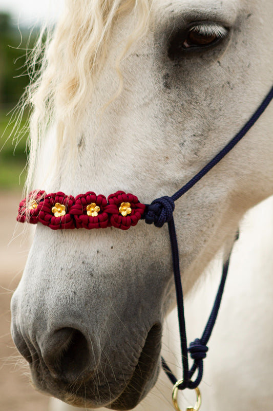 Knotenhalfter "Flora"